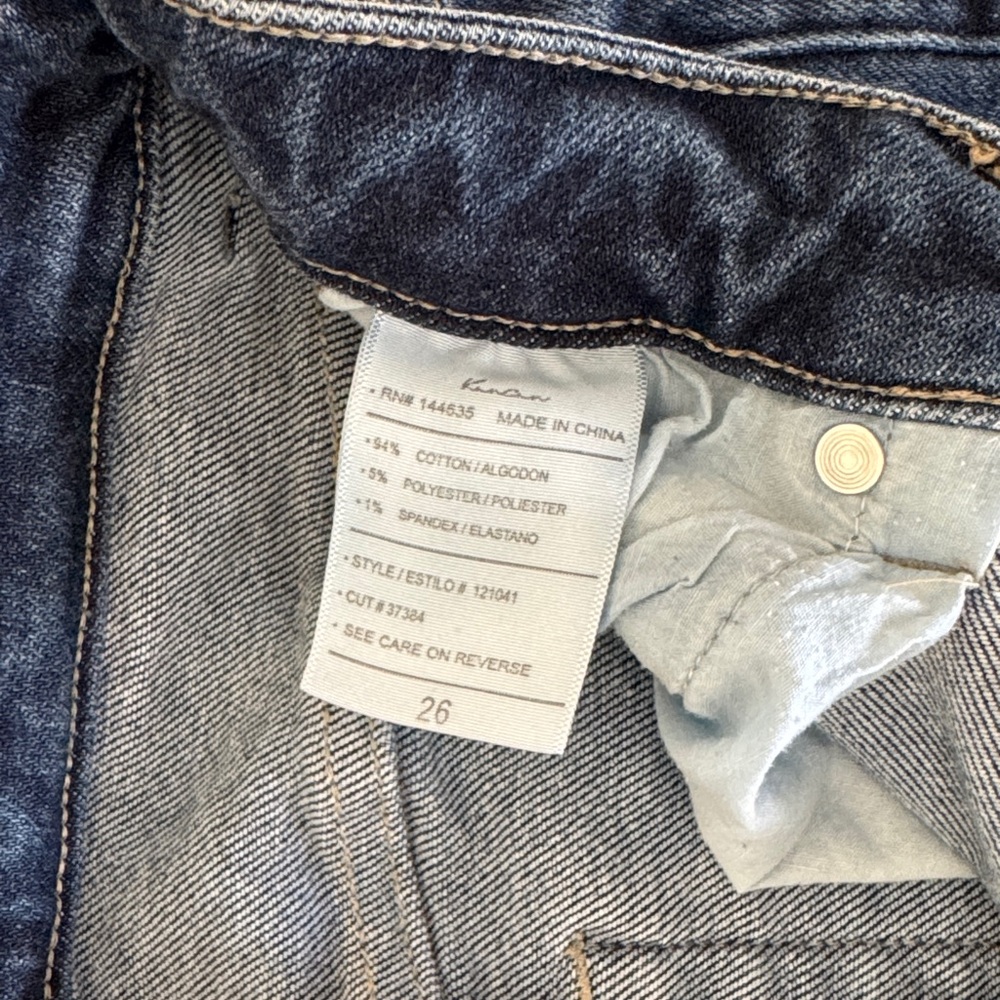 KanCan Dark Blue Distressed Women’s Jeans - Picture 3 of 6
